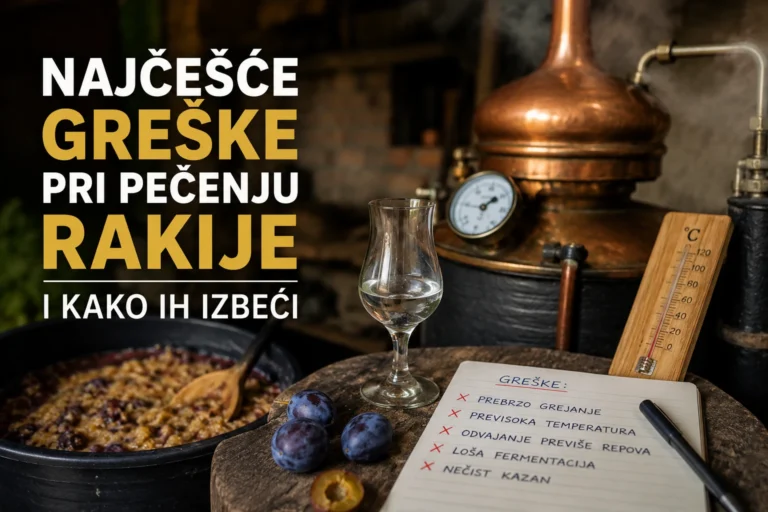 najcesce greske u proizvodnji rakije
